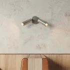 Creative Cables lámpatest Lámpa 2 spotlámpával, Tub-E14 lámpaernyővel és kerek rozettával