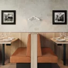 Creative Cables lámpatest Lámpa 2 spotlámpával, Tub-E14 lámpaernyővel és kerek rozettával