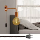 Creative Cables design lámpa Spostaluce fém lámpa ívelt kiterjesztéssel APM4FC2LRASEXRASEUNTZ22-L