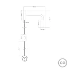 Creative Cables design lámpa Spostaluce fém lámpa ívelt kiterjesztéssel APM4FC2LRASEXRASINNTZ22-L