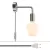 Creative Cables design lámpa Spostaluce fém lámpa ívelt kiterjesztéssel APM4FC2LTISEXTISEUNERC37-L