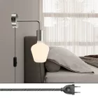 Creative Cables design lámpa Spostaluce fém lámpa ívelt kiterjesztéssel APM4FC2LTISEXTISEUNERC37-L