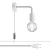 Creative Cables design lámpa Spostaluce fém lámpa ívelt kiterjesztéssel APM4FC2LVBOEXVBOEUBRC01-L