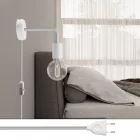 Creative Cables design lámpa Spostaluce fém lámpa ívelt kiterjesztéssel APM4FC2LVBOEXVBOEUBRC01-L