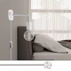 Creative Cables design lámpa Spostaluce fém lámpa ívelt kiterjesztéssel APM4FC2LVBOEXVBOINBRC01-L