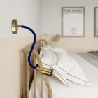 Creative Cables spotlámpa Fermaluce Flex 30 lámpa mini rozettával, kapcsolóval és mini spotlámpával APMSWFLGUOTS30OTSRM20-L