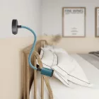 Creative Cables spotlámpa Fermaluce Flex 30 pasztell lámpa mini rózsával, kapcsolóval és mini APMSWFLGUPE30VNRM78-L