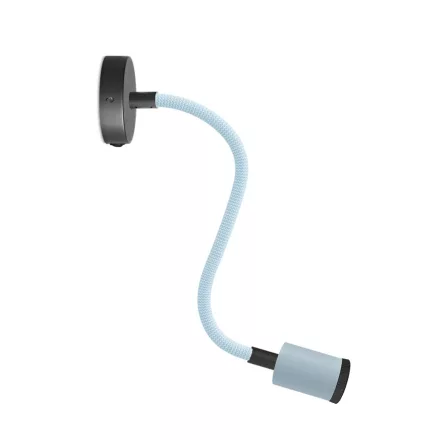 Creative Cables spotlámpa Fermaluce Flex 30 pasztell lámpa mini rózsával, kapcsolóval és mini APMSWFLGUSB30VNRM76-L