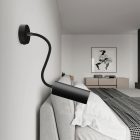 Creative Cables spotlámpa Fermaluce Flex 30 Lamp with mini rose, switch and spotlight APMSWVNFLVNRM04SPOTVN