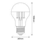 Creative-Cables LED izzó A60 7W