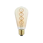 Creative Cables design lámpa LED izzó Arany B01 5V kollekció Spirál izzószál Edison ST64 BB-B01 LED