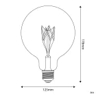 Creative Cables design lámpa LED izzó Átlátszó B04 5V Kollekció Rövid izzószál Globe G125 BB-B04 LED