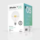 Creative Cables design lámpa LED izzó Félgömb ezüst B05 5V kollekció Rövid izzószálas gömb BB-B05 LED