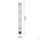 Creative-Cables LED izzó C57 7W