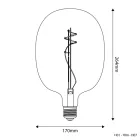 Creative-Cables LED izzó E27 11W 2700K