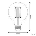 Creative-Cables LED izzó G95 7W