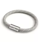 Creative Cables lámpakábel Karkötő matt ezüst mágneses kapcsokkal és ERD22 kábellel BRC-L-CERD22
