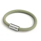 Creative Cables lámpakábel Karkötő matt ezüst mágneses kapcsokkal és RD72 kábellel BRC-L-CRD72