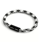 Creative Cables lámpakábel Karkötő matt fekete mágneses kapcsokkal és RP04 kábellel BRC-L-NRP04
