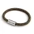 Creative Cables lámpakábel Karkötő matt ezüst mágneses kapcsokkal és RN04 kábellel BRC-S-CRN04