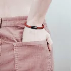 Creative Cables lámpakábel Karkötő matt fekete mágneses kapcsokkal és RT94 kábellel BRC-S-NRT94
