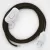 Creative Cables textil lámpakábel Lámpakábel, RN04 barna természetes lenvászon 1,80 m. Ki a kapcsoló CABBRN04