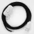 Creative Cables textil lámpakábel Lámpakábel, RM04 fekete műselyem 1,80 m. Ki a kapcsoló és CABBTO062