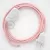 Creative Cables kapcsoló Lámpakábel, RM16 babarózsaszín rayon 1,80 m. Ki a kapcsoló és CABBTO070
