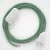 Creative Cables textil lámpakábel Lámpakábel, RZ06 zöld cikkcakkos műselyem 1,80 m. Ki a kapcsoló CABBTO102