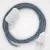 Creative Cables textil lámpakábel Lámpakábel, RZ12 kék cikkcakkos műselyem 1,80 m. Ki a kapcsoló CABBTO110