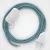 Creative Cables textil lámpakábel Lámpakábel, RC53 óceán pamut 1,80 m. Ki a kapcsoló és CABBTORC53