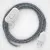 Creative Cables textil lámpakábel Lámpakábel, RD55 kék steward csíkos pamut és természetes lenvászon 1,80 CABBTORD55