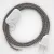 Creative Cables textil lámpakábel Lámpakábel, RD64 antracit gyémánt pamut és természetes lenvászon 1,80 m. CABBTORD64