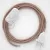 Creative Cables textil lámpakábel Lámpakábel, RD71 ódon rózsaszín cikkcakkos pamut és természetes lenvászon 1,80 CABBTORD71