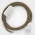 Creative Cables textil lámpakábel Lámpakábel, RS82 barna pamut és természetes lenvászon 1,80 m. Ki CABBTORS82