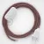 Creative Cables textil lámpakábel Lámpakábel, RS83 piros pamut és természetes lenvászon 1,80 m. Ki CABBTORS83
