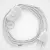 Creative Cables textil lámpakábel Lámpakábel, TC01 fehér pamut 1,80 m. Ki a kapcsoló és CABBTOTC01