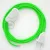 Creative Cables textil lámpakábel Lámpakábel, RF06 neon zöld műselyem 1,80 m. Ki a kapcsoló CABBTOVEF