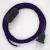 Creative Cables textil lámpakábel Lámpakábel, RM14 lila műselyem 1,80 m. Ki a kapcsoló és CABNTO063