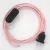 Creative Cables kapcsoló Lámpakábel, RM16 babarózsaszín rayon 1,80 m. Ki a kapcsoló és CABNTO070