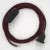Creative Cables textil lámpakábel Lámpakábel, RM19 bordó műselyem 1,80 m. Ki a kapcsoló és CABNTO073