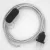 Creative Cables kapcsoló Lámpakábel, RL01 szikrázó fehér rayon 1,80 m. Ki a kapcsoló CABNTO452