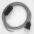 Creative Cables kapcsoló Lámpakábel, RL02 szikrázó ezüst rayon 1,80 m. Ki a kapcsoló CABNTO453