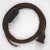Creative Cables kapcsoló Lámpakábel, RL13 szikrázó barna rayon 1,80 m. Ki a kapcsoló CABNTO456