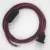 Creative Cables textil lámpakábel Lámpakábel, RC32 bordó pamut 1,80 m. Válassza ki a kapcsoló CABNTORC32