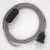 Creative Cables textil lámpakábel Lámpakábel, RD51 Ancient rózsaszín csíkos pamut és természetes lenvászon 1,80 CABNTORD51