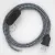 Creative Cables textil lámpakábel Lámpakábel, RD55 kék steward csíkos pamut és természetes lenvászon 1,80 CABNTORD55
