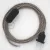 Creative Cables textil lámpakábel Lámpakábel, RD63 kéreg gyémánt pamut és természetes lenvászon 1,80 m. CABNTORD63