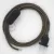 Creative Cables textil lámpakábel Lámpakábel, RD73 kéreg cikcakk pamut és természetes lenvászon 1,80 m. CABNTORD73