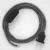 Creative Cables textil lámpakábel Lámpakábel, RS81 fekete pamut és természetes lenvászon 1,80 m. Ki CABNTORS81